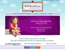 Tablet Screenshot of kidacademy.com